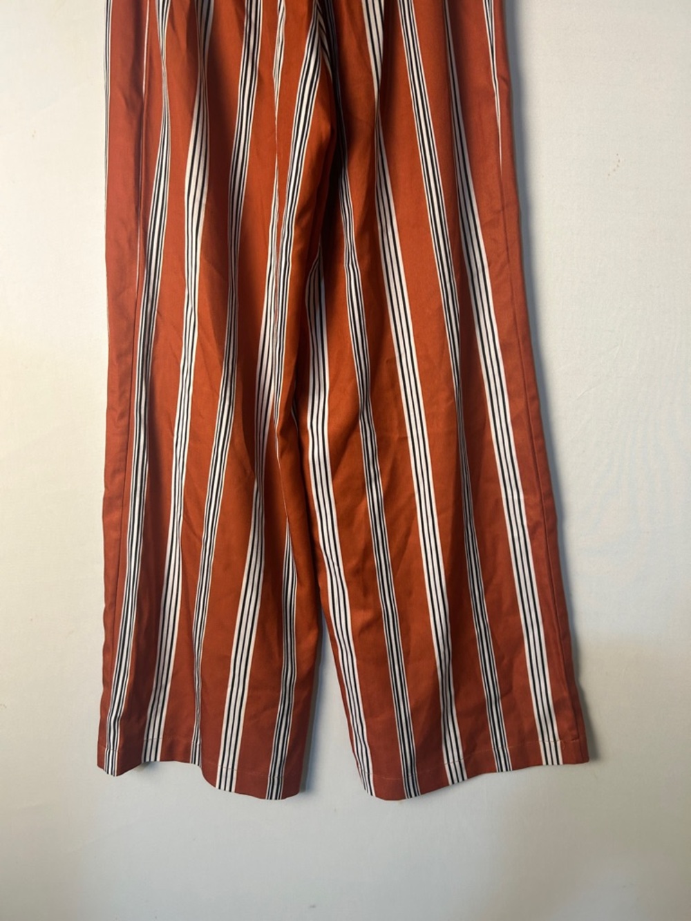 Ktoo  Women’s Pants Wide Leg Striped Elastic Waist Pull On Size S - Picture 5 of 7